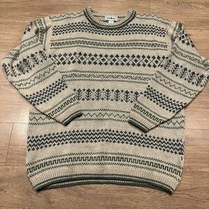 Vintage 90’s LL Bean Lambs Wool Streetwear Sweater L